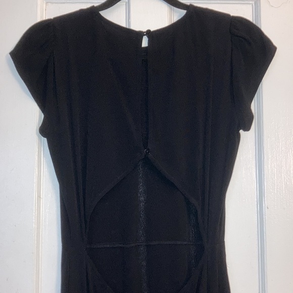AUTH Reformation Maren Midi Dress Black - Picture 3 of 7